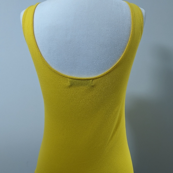 Sandro Paris Sibella Sunshine Yellow Knit Sleeveless Top - Picture 4 of 11